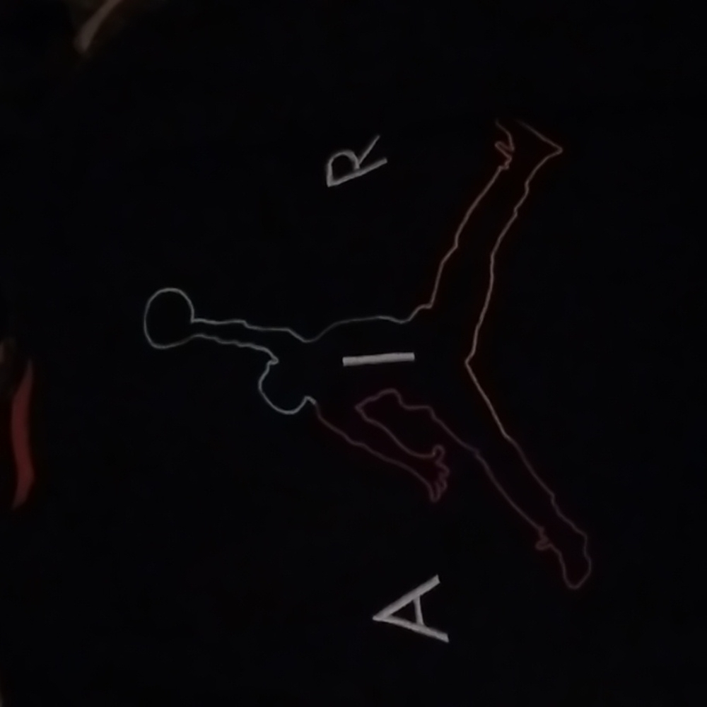 Jordan long sleeve shirt, youth M, black